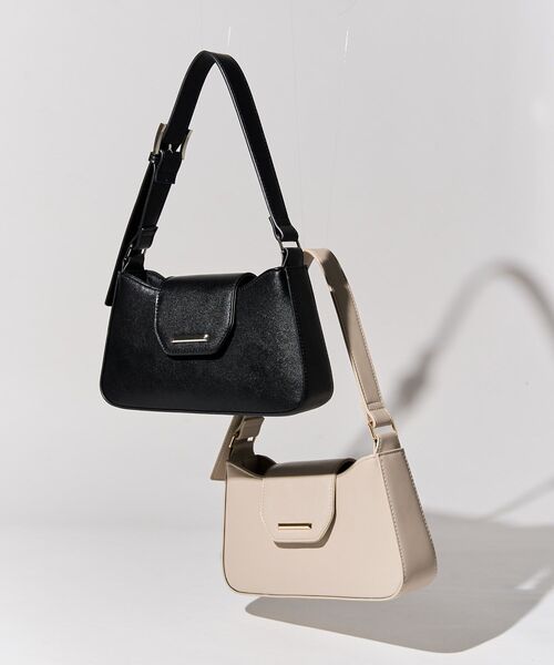 AMERICAN HOLIC(アメリカンホリック)の「スクエアワンショルダーバッグ(ショルダーバッグ・レディース・ブラック/ベージュ・FREE)」の17枚目の写真