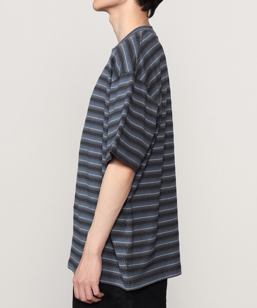 トップス SEDAN ALL-PURPOSE jaquared stripe s/s SEDAN ALL-PURPOSE | Jacquard Striped S/S Tee MEN（Tシャツ