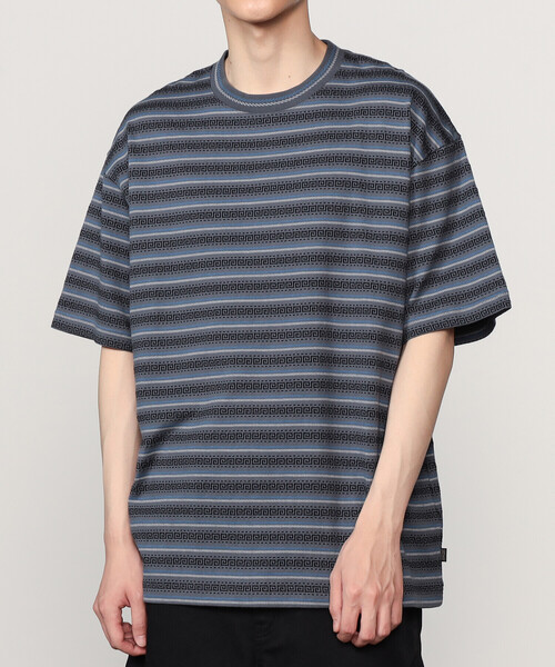 SEDAN ALL-PURPOSE | Jacquard Striped S/S Tee MEN（Tシャツ