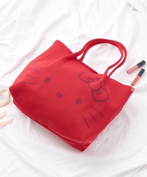 ROOTOTE(ルートート)の「【ROOTOTE】IP.ミディアム.ルフル.ハローキティ-A 8381(トートバッグ・レディース・ブラック/アイボリー/レッド・FREE)」の17枚目の写真