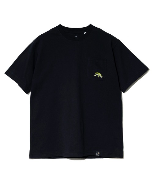 go slow caravan(ゴースローキャラバン)の「USA/C 色々刺繍 PKT TEE(Tシャツ/カットソー・メンズ・グリーン/ラベンダー/アイボリー/ブラック・SMALL/MEDIUM/LARGE/X-LARGE)」の10枚目の写真