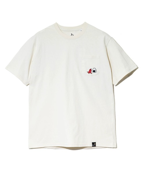 go slow caravan(ゴースローキャラバン)の「USA/C 色々刺繍 PKT TEE(Tシャツ/カットソー・メンズ・グリーン/ラベンダー/アイボリー/ブラック・SMALL/MEDIUM/LARGE/X-LARGE)」の12枚目の写真