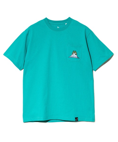 go slow caravan(ゴースローキャラバン)の「USA/C 色々刺繍 PKT TEE(Tシャツ/カットソー・メンズ・グリーン/ラベンダー/アイボリー/ブラック・SMALL/MEDIUM/LARGE/X-LARGE)」の18枚目の写真