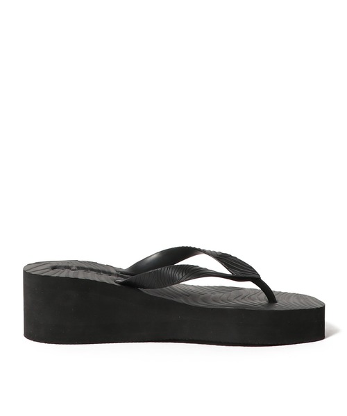 〓POLLINI〓 黒×金バイカラー プラットフォーム スリング サンダル POLLINI】 黒×金バイカラー プラットフォーム スリング サンダル 靴