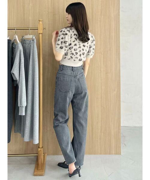 MERCURYDUO(マーキュリーデュオ)の「カットワーク刺繍デニムストレートパンツ(デニムパンツ・レディース・インディゴブルー/グレー・SMALL/MEDIUM)」の17枚目の写真