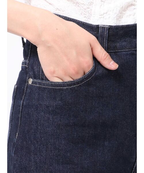 MERCURYDUO（マーキュリーデュオ）の「カットワーク刺繍デニムストレートパンツ（デニムパンツ・レディース・グレー/インディゴブルー・SMALL/MEDIUM）」の13枚目の写真