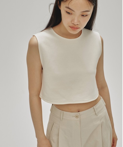 【新品】Smooth Short Tops フリーサイズ アイボリー セール】Smooth Short Tops（Tシャツ/カットソー）｜TODAYFUL