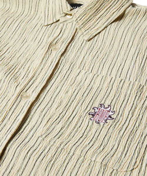 HUF(ハフ)の「APOLLO STRIPED SHIRT(シャツ/ブラウス・メンズ・ナチュラル/ブルー系その他・M/XL/L/S/XXL)」の12枚目の写真
