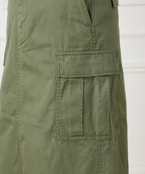 INED（イネド）の「《YVON》ミリタリーカーゴスカート（スカート・レディース・キャメル/カーキ・7号/9号/11号）」の15枚目の写真