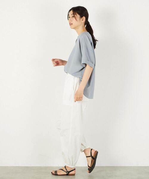 MELROSE claire（メルローズ クレール）の「【ストレッチカーゴパンツ】（その他パンツ・レディース・オフホワイト/ブラック/ベージュ・2/3）」の6枚目の写真