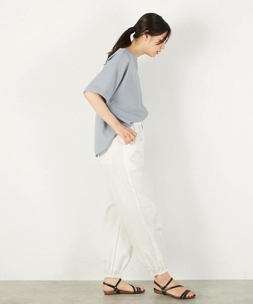 MELROSE claire（メルローズ クレール）の「【ストレッチカーゴパンツ】（その他パンツ・レディース・オフホワイト/ブラック/ベージュ・2/3）」の9枚目の写真