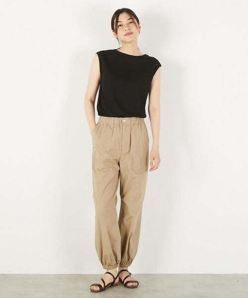 MELROSE claire（メルローズ クレール）の「【ストレッチカーゴパンツ】（その他パンツ・レディース・オフホワイト/ブラック/ベージュ・2/3）」の21枚目の写真