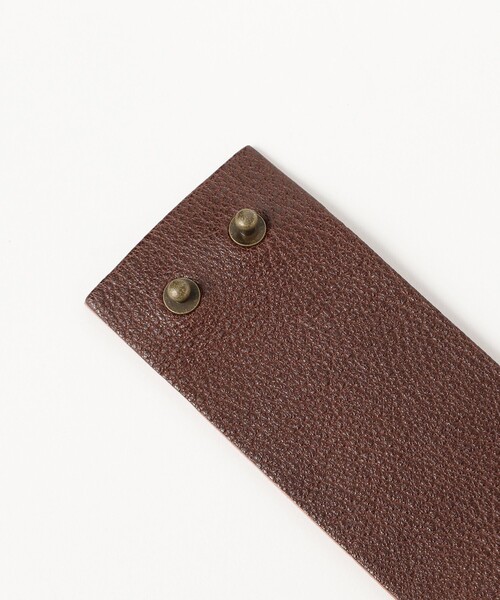 BEAMS BOY(ビームスボーイ)の「レザーブレス(ブレスレット・レディース・ブラック/ブラウン・ONE SIZE)」の12枚目の写真