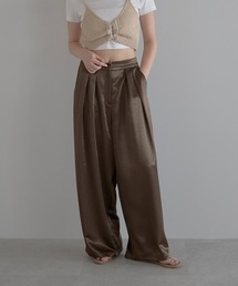 MINERTE | 【MINERTE】satin wide pants / サテンワイドパンツ(その他パンツ)