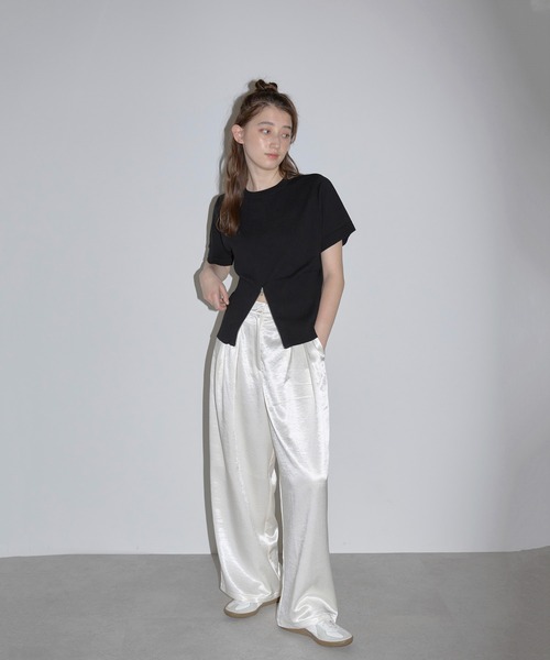 パンツ melt the lady petal snake wide pants melt the lady layered wide pants - メルカリ