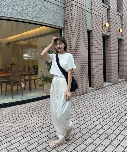 model：H165 着用サイズ：FREE