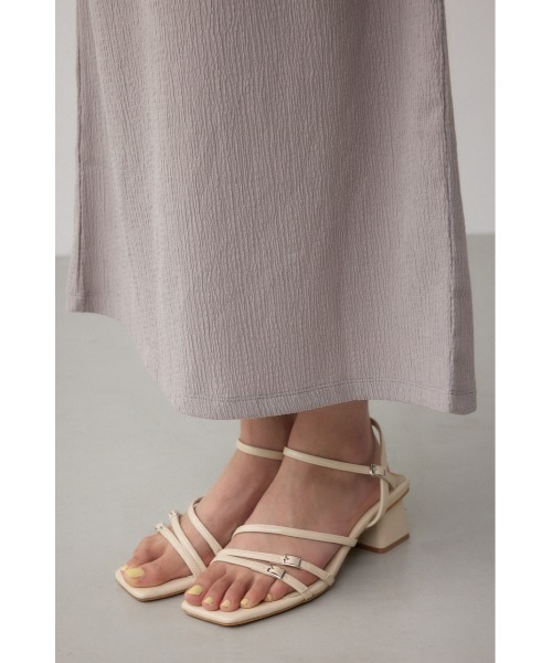 AZUL by moussy(アズールバイマウジー)の「サイドシャーリングワンピース 春服 夏服 半袖(ワンピース・レディース・ブラック/レッド/ライトグレー・FREE)」の19枚目の写真