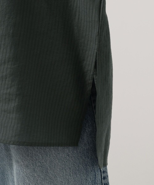 BAYFLOW（ベイフロー）の「[軽くて柔らかい]ボリュームスリーブシアーチュニック（チュニック・レディース・ブルー/ホワイト/チャコール・FREE）」の10枚目の写真