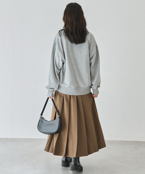 LAVEANGE（ラビアンジェ）の「【好機能シリーズ】吸湿発熱/フロントファスナー裏毛プルオーバー（スウェット・レディース・ベージュ/ブラック/グレー・3L/LL/4L/M/5L）」の20枚目の写真