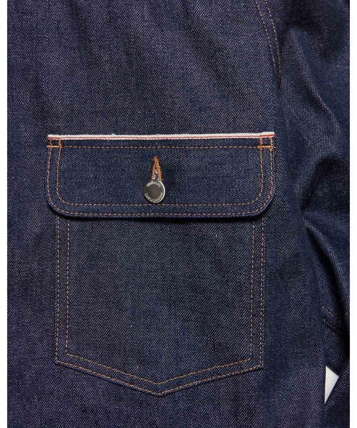 uniform experiment（ユニフォームエクスペリメント）の「RIGID DENIM TRUCKER JACKET（デニムジャケット・メンズ・インディゴブルー・4/3/2/1/5）」の5枚目の写真
