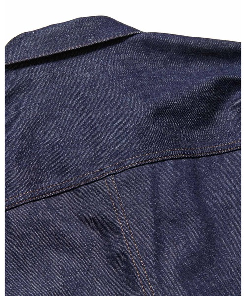 uniform experiment（ユニフォームエクスペリメント）の「RIGID DENIM TRUCKER JACKET（デニムジャケット・メンズ・インディゴブルー・4/3/2/1/5）」の7枚目の写真