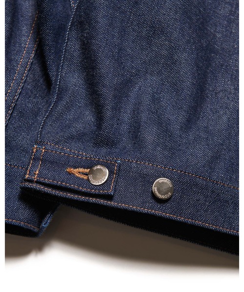 uniform experiment（ユニフォームエクスペリメント）の「RIGID DENIM TRUCKER JACKET（デニムジャケット・メンズ・インディゴブルー・4/3/2/1/5）」の8枚目の写真