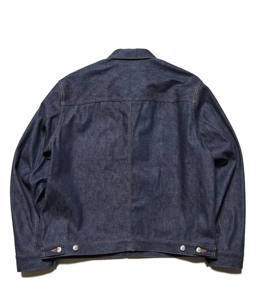 uniform experiment（ユニフォームエクスペリメント）の「RIGID DENIM TRUCKER JACKET（デニムジャケット・メンズ・インディゴブルー・4/3/2/1/5）」の4枚目の写真