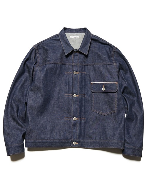 uniform experiment（ユニフォームエクスペリメント）の「RIGID DENIM TRUCKER JACKET（デニムジャケット・メンズ・インディゴブルー・4/3/2/1/5）」の9枚目の写真