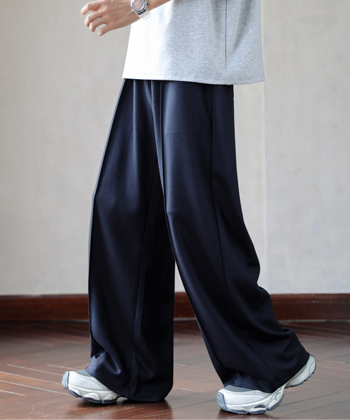 neos(ネオス)の「【neos】ルーズシルエット センタープレス バルーン ワイド スウェット パンツ(スウェットパンツ・メンズ・ブラック/グレー/ネイビー・MEDIUM/LARGE)」の1枚目の写真