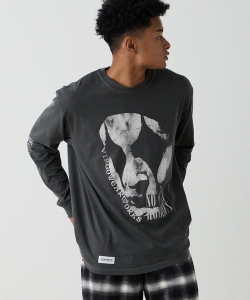 VIRGOwearworks(ヴァルゴウェアワークス)の「PIERROT CHAOS L/S(Tシャツ/カットソー・メンズ・ブルー/ホワイト/ブラック・2/3/4/5)」の2枚目の写真