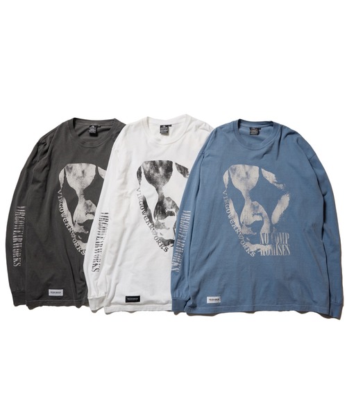 VIRGOwearworks(ヴァルゴウェアワークス)の「PIERROT CHAOS L/S(Tシャツ/カットソー・メンズ・ブルー/ホワイト/ブラック・2/3/4/5)」の4枚目の写真