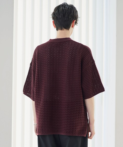 KAMIYA ヘンリーネックニットセーター Maison MIHARA YASUHIRO ONLINE STORE（メゾンミハラヤスヒロ