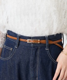 COLLAGE GALLARDAGALANTE | スクエアバックルレザーベルト(ベルト)