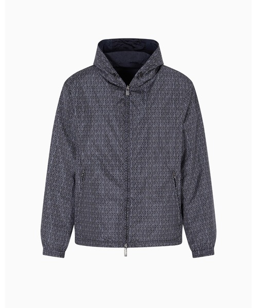 EMPORIO ARMANI(エンポリオアルマーニ)の「【エンポリオ アルマーニ】リバーシブルブルゾン ナイロン マジョリカプリント(ナイロンジャケット・メンズ・ネイビー・54/52/50/48/46)」の1枚目の写真