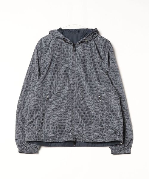 EMPORIO ARMANI(エンポリオアルマーニ)の「【エンポリオ アルマーニ】リバーシブルブルゾン ナイロン マジョリカプリント(ナイロンジャケット・メンズ・ネイビー・54/52/50/48/46)」の2枚目の写真