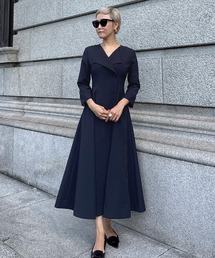 ジェンヌ　ロングワンピース　紺色Mサイズ JENNE｜ジェンヌのワンピース（ブルー・ネイビー/青色系）通販