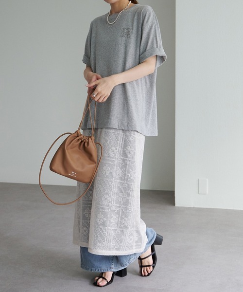 PUAL CE CIN(ピュアルセシン)の「フェイクレザー巾着バッグ(ショルダーバッグ・レディース・ブラック/ブラウン・FREE)」の14枚目の写真