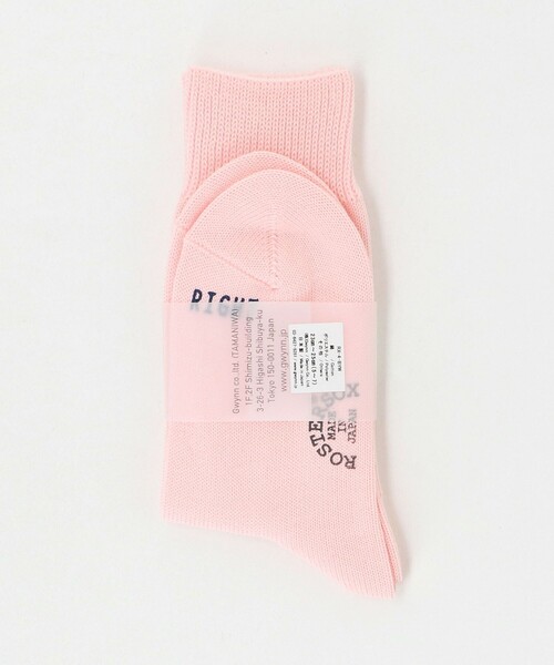 ROSTER SOX(ロスターソックス)の「【一部別注】<ROSTER SOX>バックスター ソックス(ソックス/靴下・レディース・オフホワイト/ライトピンク/ブラック・FREE)」の10枚目の写真