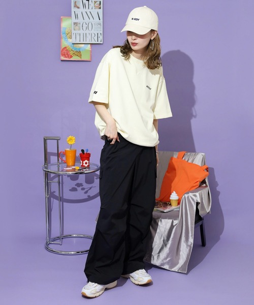 NERDY（ノルディ）の「スウェットシャツ（スウェット・レディース・イエロー/ホワイト/パープル/ブラック・S/L/M）」の19枚目の写真