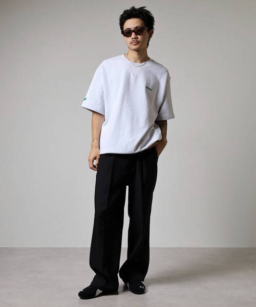 VALENTINO トワルイコノグラフ ルーズフィット スウェットシャツ VALENTINO ダークブルーミング コットン スウェットシャツ