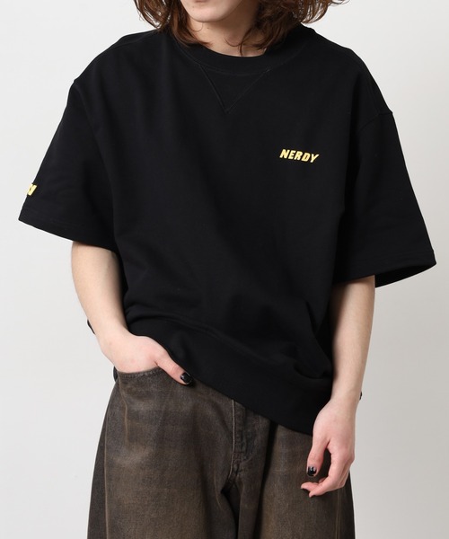 NERDY（ノルディ）の「スウェットシャツ（スウェット・レディース・イエロー/ホワイト/パープル/ブラック・S/L/M）」の5枚目の写真