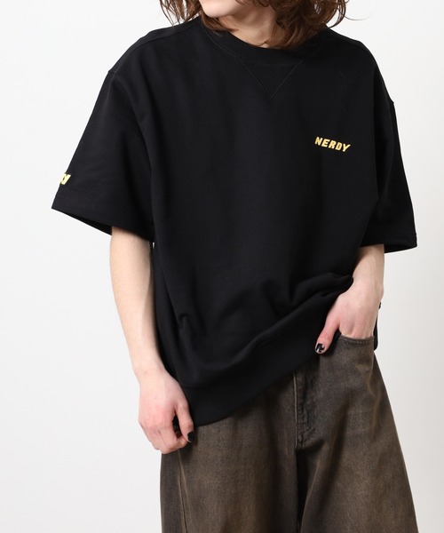 NERDY（ノルディ）の「スウェットシャツ（スウェット・レディース・イエロー/ホワイト/パープル/ブラック・S/L/M）」の6枚目の写真