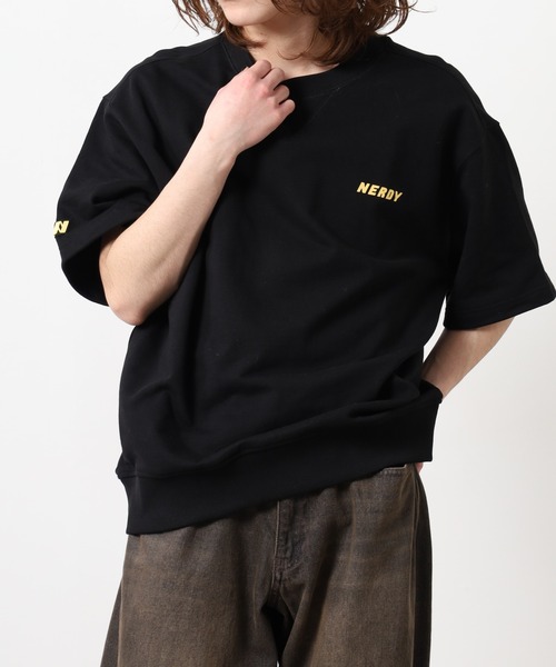 NERDY（ノルディ）の「スウェットシャツ（スウェット・レディース・イエロー/ホワイト/パープル/ブラック・S/L/M）」の7枚目の写真