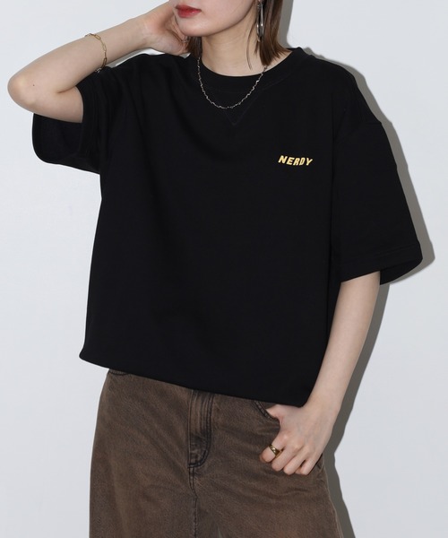 NERDY（ノルディ）の「スウェットシャツ（スウェット・レディース・イエロー/ホワイト/パープル/ブラック・S/L/M）」の11枚目の写真