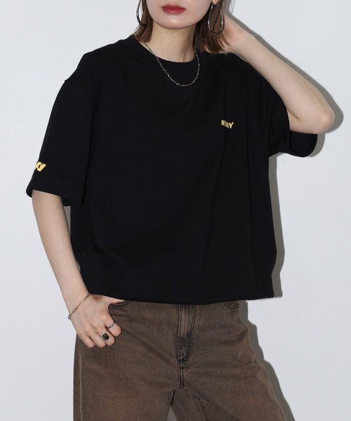 NERDY（ノルディ）の「スウェットシャツ（スウェット・レディース・イエロー/ホワイト/パープル/ブラック・S/L/M）」の13枚目の写真