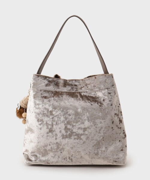 UNTITLED（アンタイトル）の「【トレンド／バッグチャーム付き】ワンハンドルバッグ（ショルダーバッグ・レディース・ブラック/ベージュ/ベージュ系5・99）」の7枚目の写真