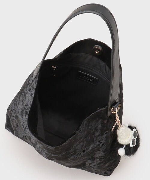 UNTITLED（アンタイトル）の「【トレンド／バッグチャーム付き】ワンハンドルバッグ（ショルダーバッグ・レディース・ブラック/ベージュ/ベージュ系5・99）」の10枚目の写真