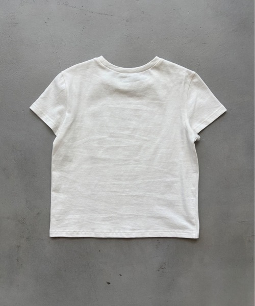 SHAGGIE(シャギー)の「【SNSで話題のコンパクトT!】コンパクトロゴショート丈Tシャツ(Tシャツ/カットソー・レディース・イエロー/ホワイト/レッド・FREE)」の20枚目の写真