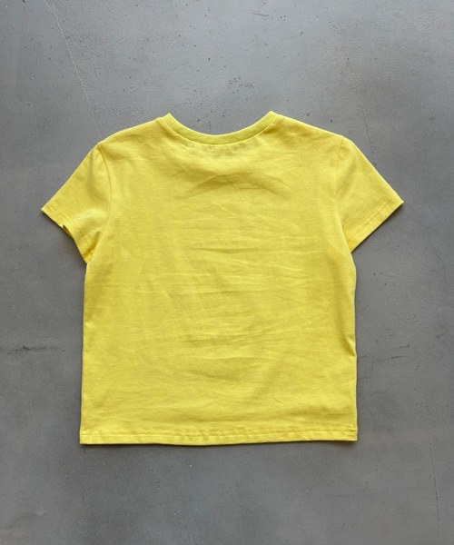 SHAGGIE(シャギー)の「【SNSで話題のコンパクトT!】コンパクトロゴショート丈Tシャツ(Tシャツ/カットソー・レディース・イエロー/ホワイト/レッド・FREE)」の14枚目の写真