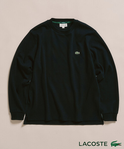 LACOSTE(ラコステ)の「【LACOSTE / ラコステ】 別注 ワッフルL/S カットソー(Tシャツ/カットソー・メンズ・カーキ/チャコールグレー/ブラック・4/5/6/3)」の2枚目の写真